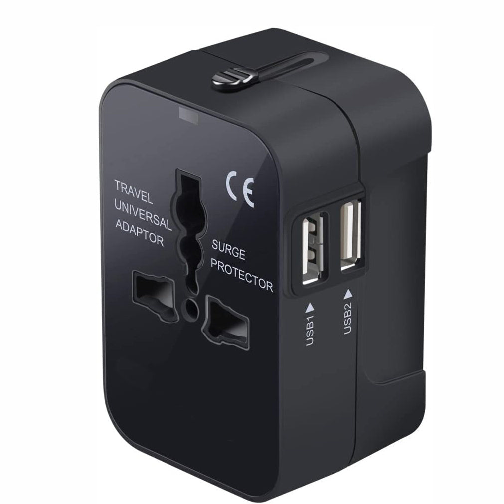 TravelPro Universal Adapter – Worldwide All-in-One AC Power Plug
