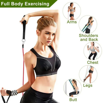 11-Piece Total Body Resistance Band Workout Set