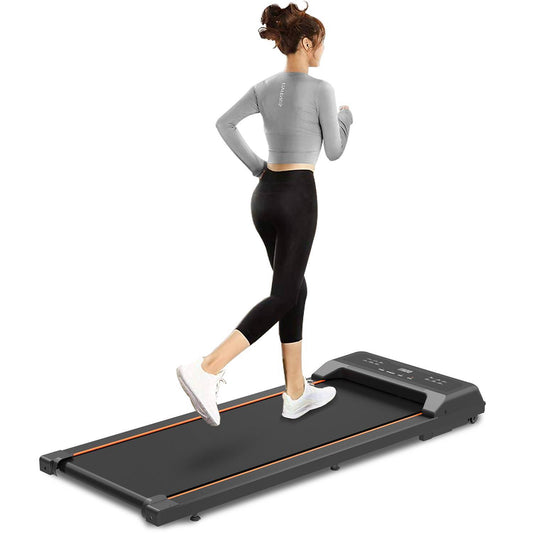 Under Desk Walking Pad Treadmill with LED Display & Remote Control