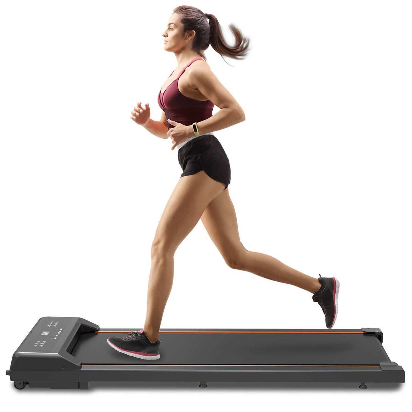 Under Desk Walking Pad Treadmill with LED Display & Remote Control