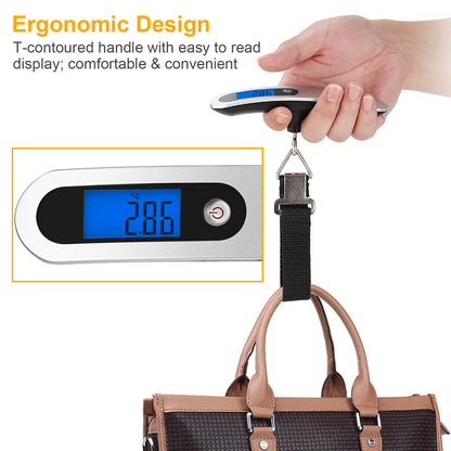 Digital Luggage Scale – 110lbs Capacity with LCD Display