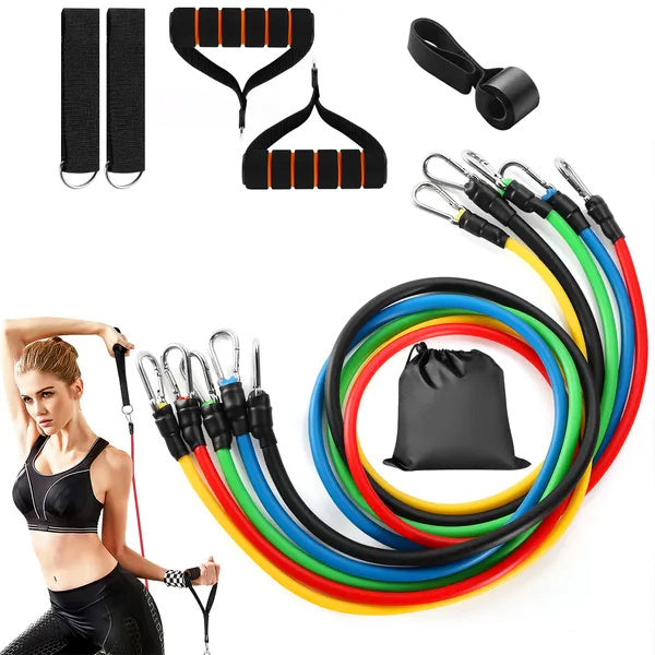 11-Piece Total Body Resistance Band Workout Set