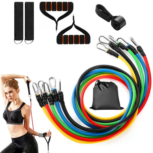 11-Piece Total Body Resistance Band Workout Set